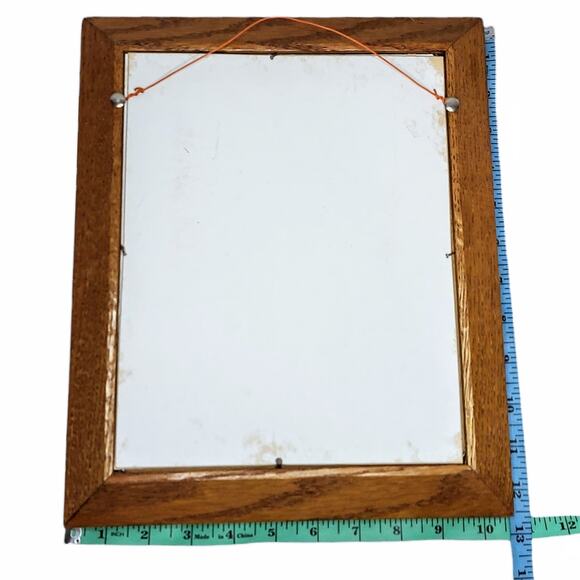 Pink Peony Watercolor Wood Framed Matted Unsigned - Picture 6 of 7